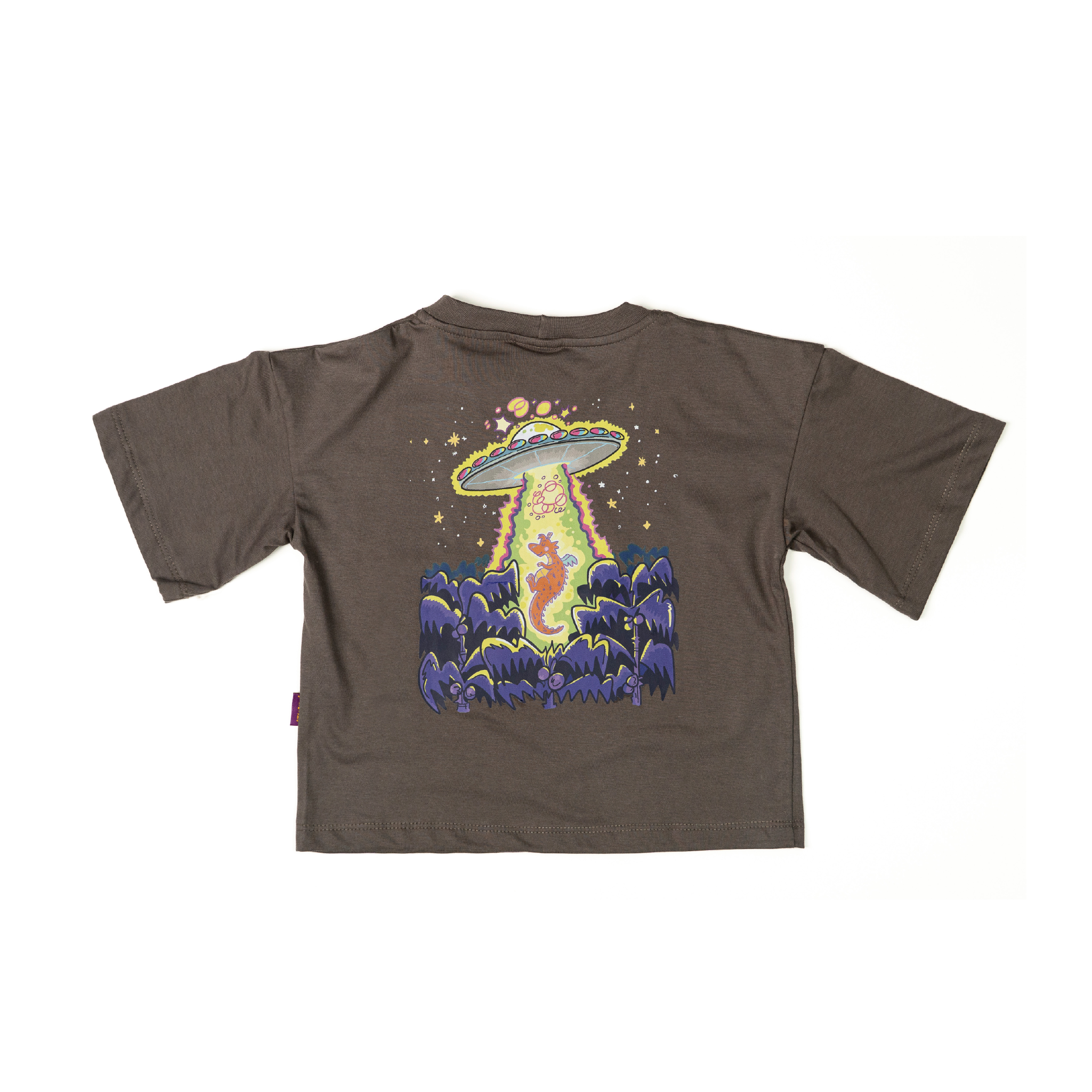 Camiseta infantil over Contato Imediato cinza, Ati+Piná, foto 2