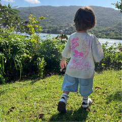 Camiseta Over Tranquilo com Meu Milho